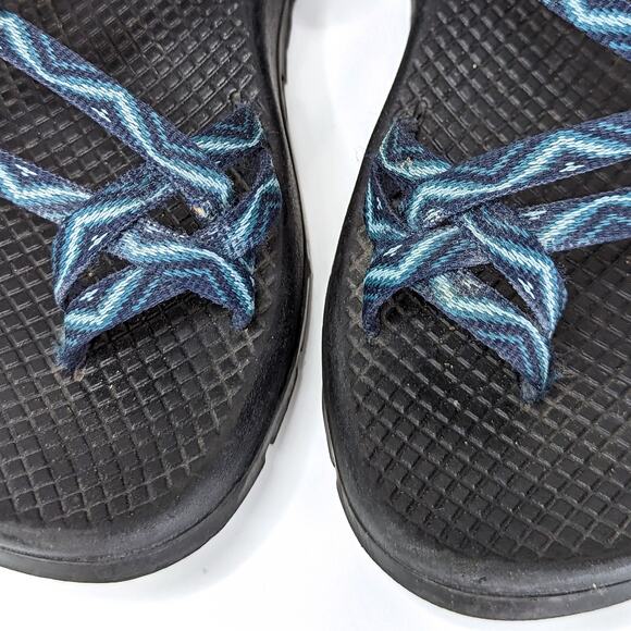 Chaco ZX/2 Cloud Women Chaco Womens ZX/2 Sandals Classic Blue Hiking Outdoor Gorpcore Toe Loop 8